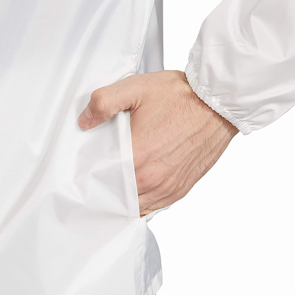 National Apparels Summer Hiking Farm Work Rain Jacket Man PU Hooded Rainsuit Pants Outdoor Hunter Fashion Mens Raincoat